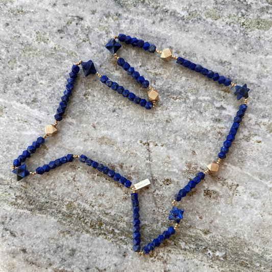 MERKABAH lapis lazuli necklace