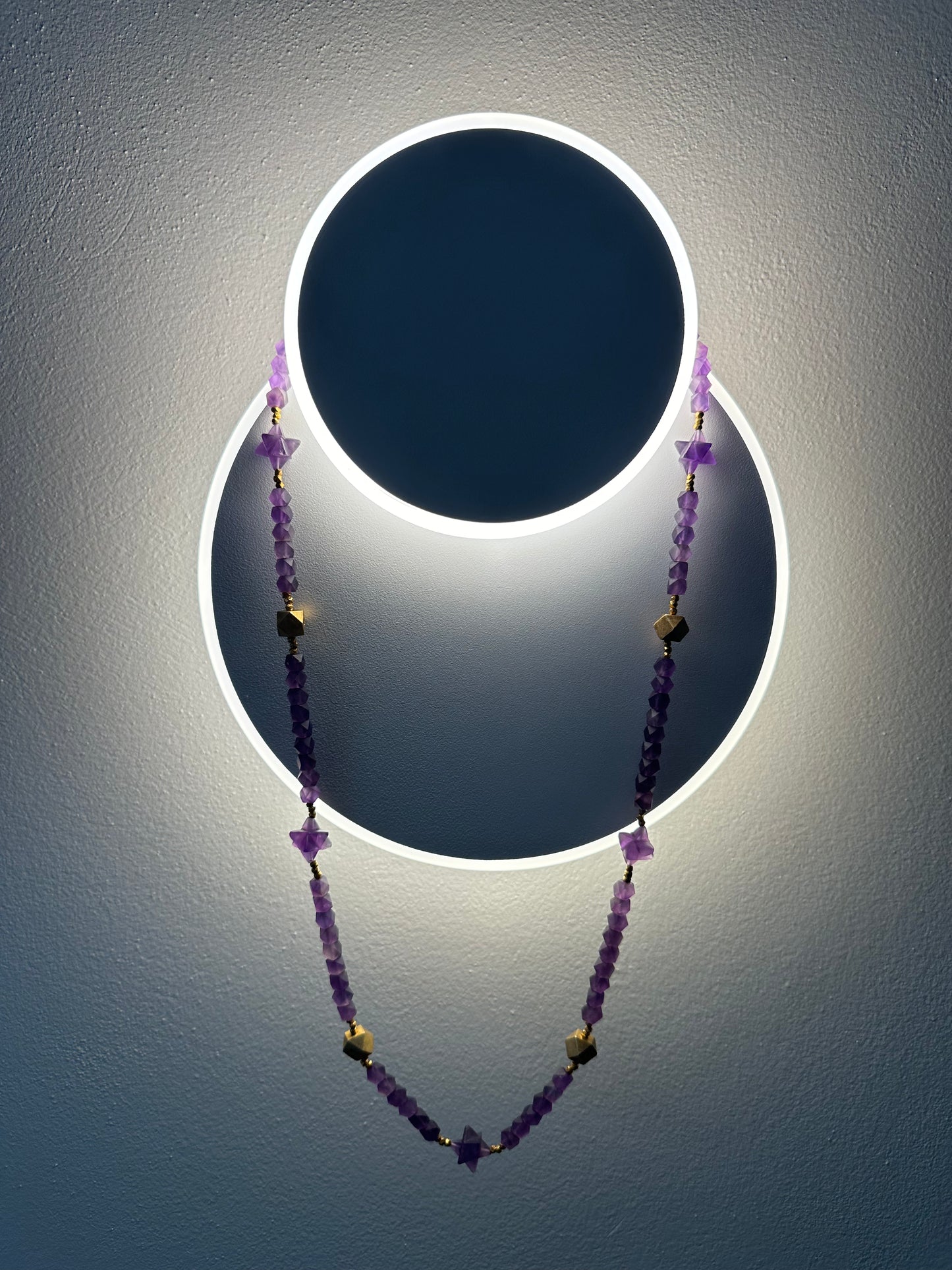 MERKABAH amethyst necklace