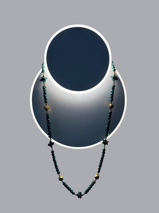 MERKABAH malachite necklace