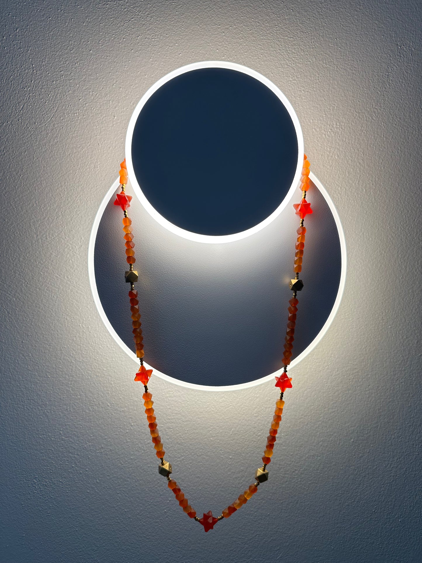 MERKABAH carnelian necklace