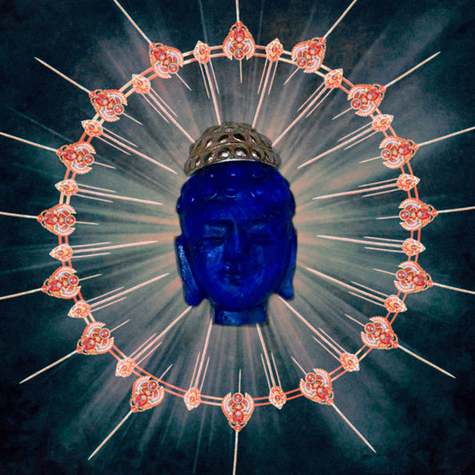 MERKABAH Lapis Lazuli Buddha pendant