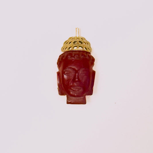 MERKABAH Carnelian Buddha pendant
