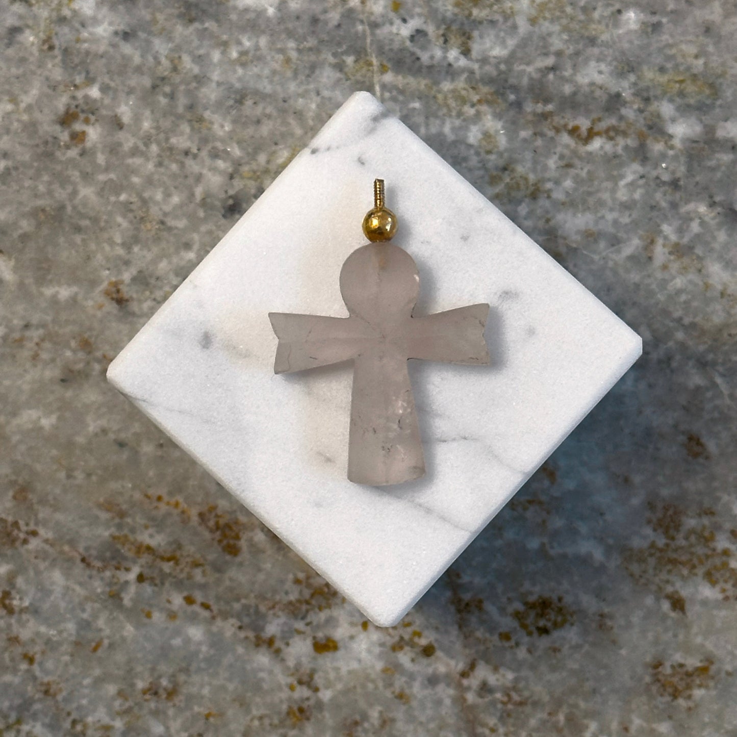 Merkabah Rose Quartz Pari Pendant