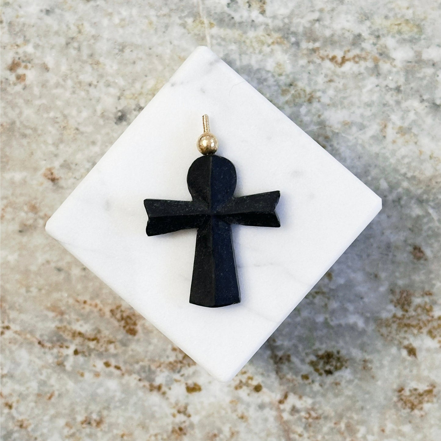Merkabah Black Obsidian Pari Pendant