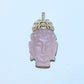 MERKABAH Rose Quartz Buddha pendant