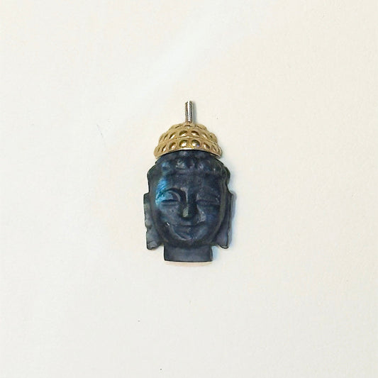MERKABAH Labradorite Buddha pendant