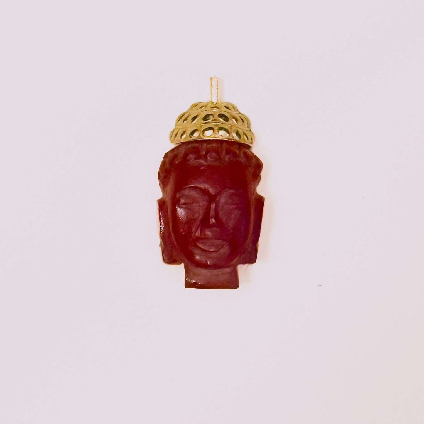 MERKABAH Carnelian Buddha pendant