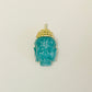 MERKABAH Amazonite Buddha pendant