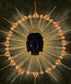MERKABAH Black Obsidian Buddha pendant