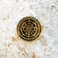 MERKABAH Shri Yantra Tiger Eye pendant