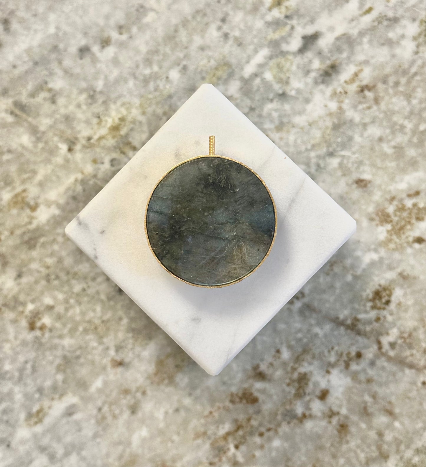 MERKABAH Shri Yantra Labradorite pendant