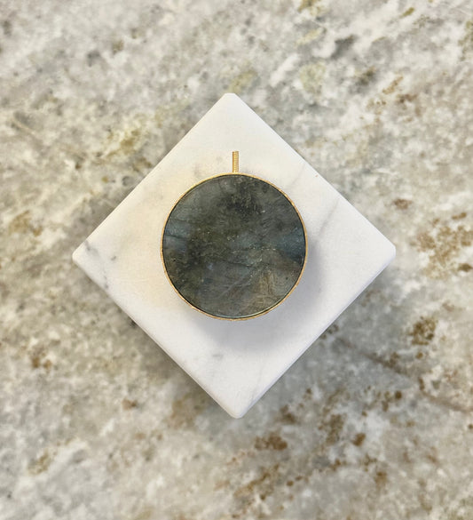 MERKABAH Shri Yantra Labradorite pendant